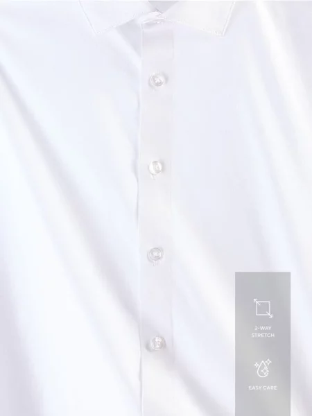 Reserved Cămașă slim fit din alb