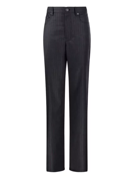 Pantaloni Balenciaga cu dungi gri