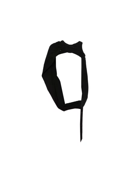 Top Rick Owens bez rękawów czarny