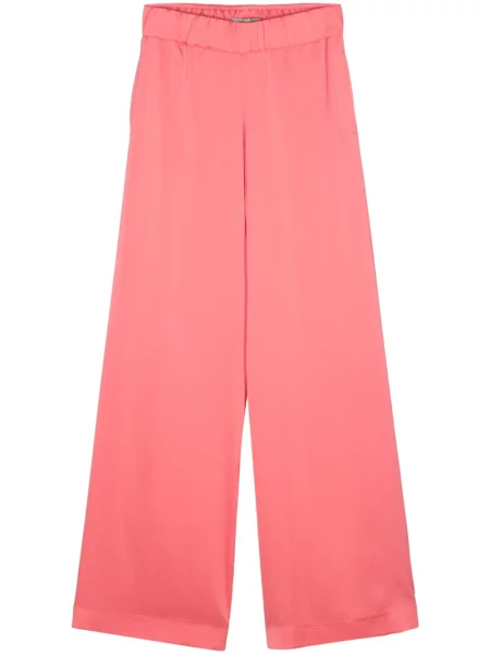 Pantaloni D.exterior din satin roz