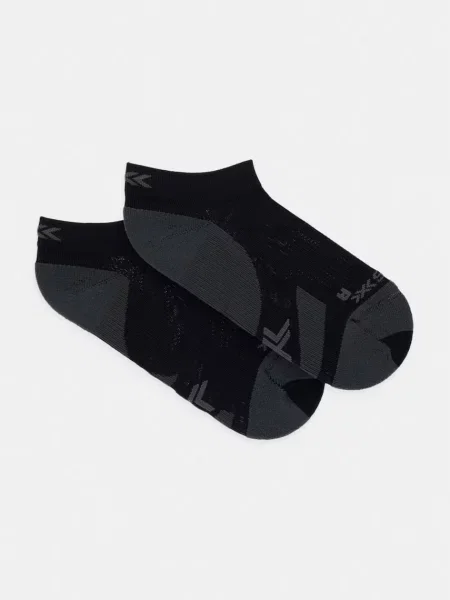 Pánske bežecké ponožky X-Socks Run Discover Low Cut black/charcoal čierna
