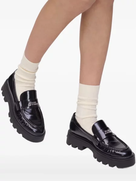 Pantofi loafer Marc Jacobs cu platformă negru
