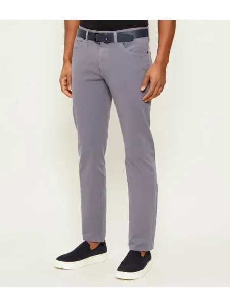 BOSS BLACK Pantaloni chino negru
