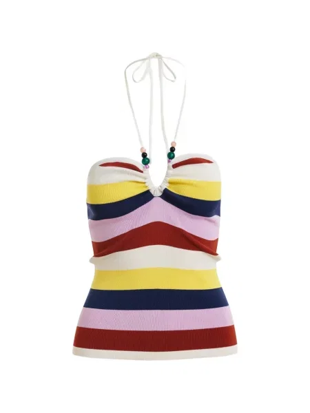 Top Essentiel Antwerp cu dungi alb