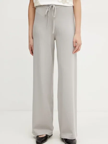 Tepláky MM hladké šedá