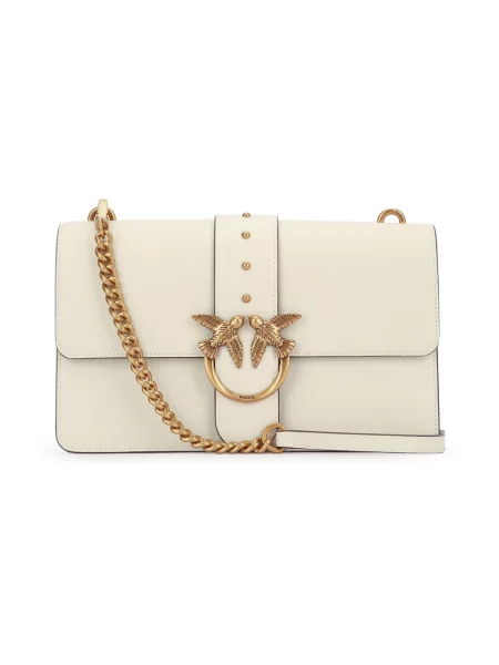 Torebka crossbody Pinko klasyczna biała