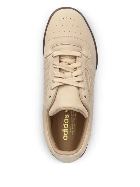 Pruhované slip on tenisky Adidas Campus s výšivkou bílé