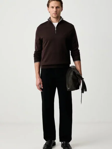 Pulover Michael Kors de lână maro