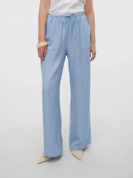 Vero Moda nohavice Melaney modrá