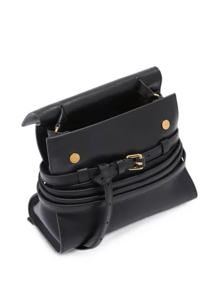 Geantă Moschino cu cataramă negru
