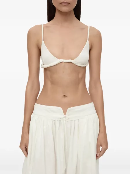 Spodnie Christopher Esber zwężane białe