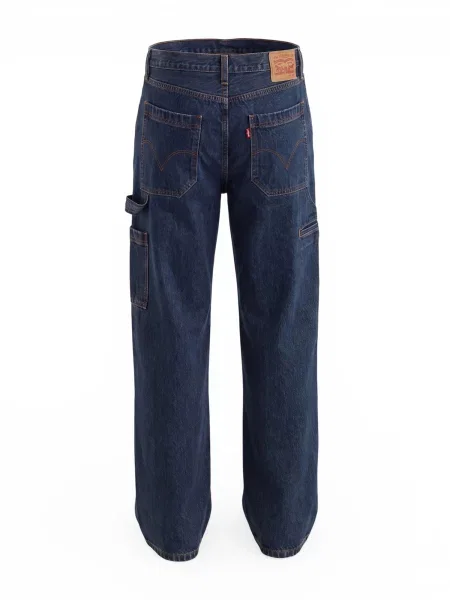 LEVI'S ® Rifľové kapsáče EXTRA BAGGY UTILITY tmavomodrá