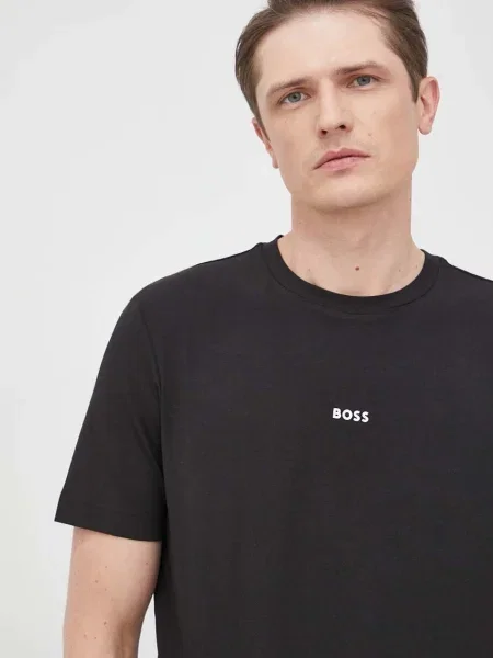 BOSS Orange tricou bărbați cu TChup negru