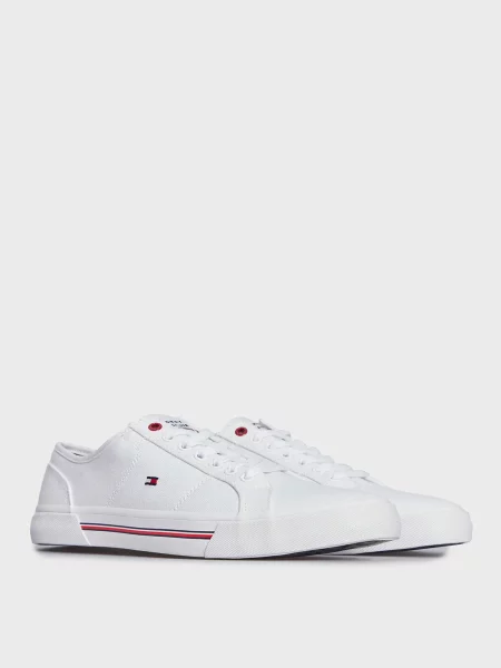 Кеды Tommy Hilfiger из канваса белые