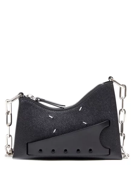 Geanta de piele Maison Margiela din piele negru