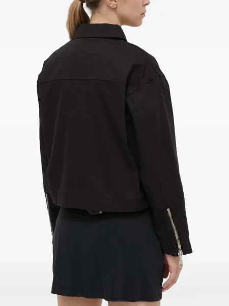 Geacă Puma din țesătură twill negru