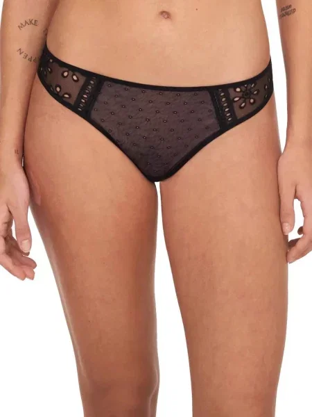 Женские стринги с низкой посадкой чорні