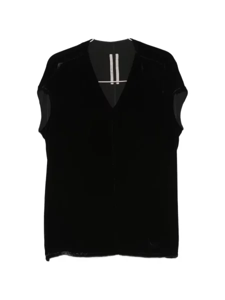 Bluză Rick Owens cu decolteu în V negru