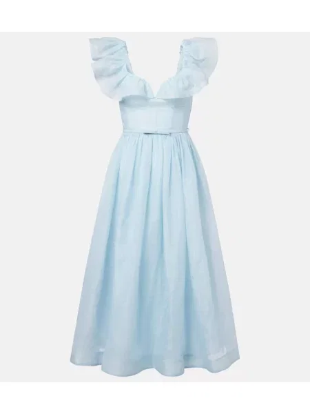 Rochie midi Zimmermann de in până la genunchi de costum verde