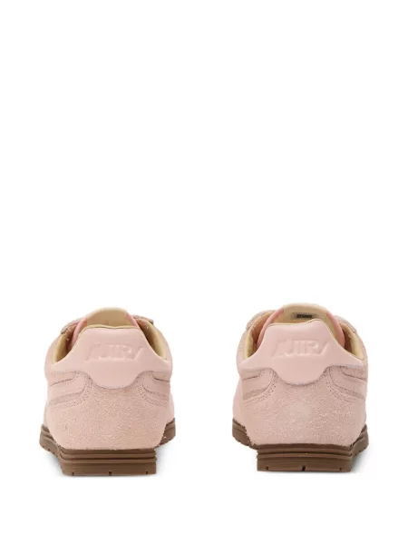 Sneakerși Autry din piele de căprioară roz