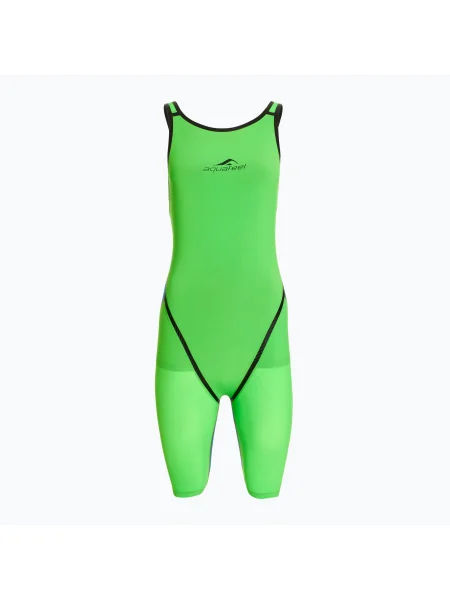 Női aquaFeel Neck to Knee Speedblue egyrészes fürdőruha neon zöld. Méret: XS zöld