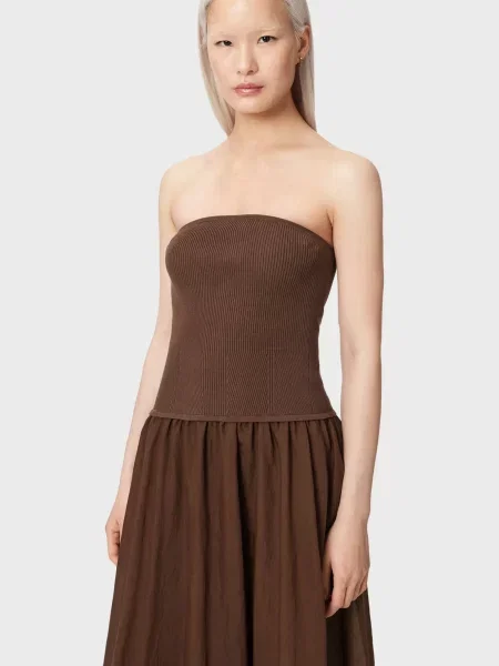 Сукня Allsaints коричнева