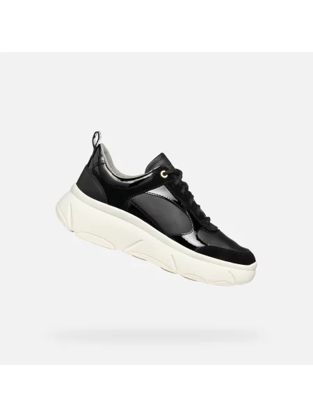Sneakerși Geox negru