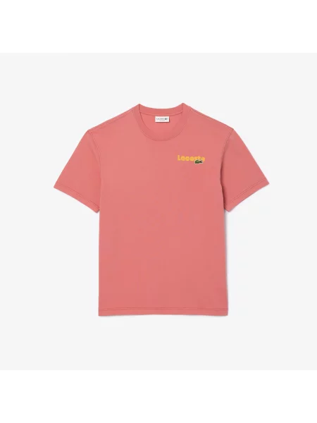 Lacoste Koszulka Lacoste różowa