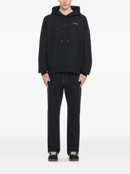 Mikina s kapucňou Off-white biela