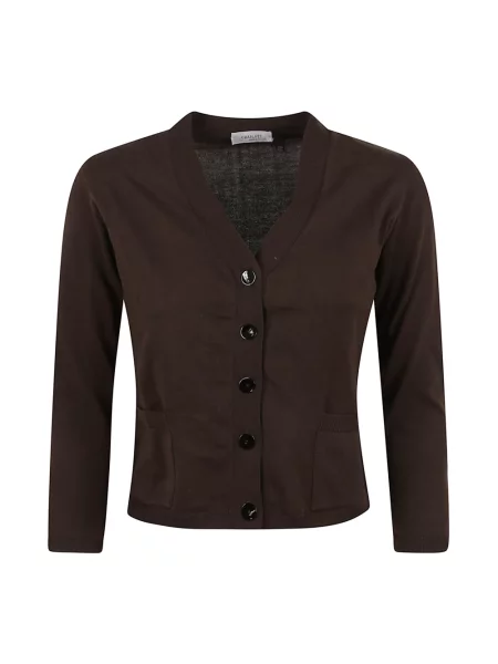 Sweter Charlott brązowy