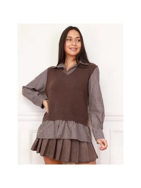 Rochie La Modeuse maro