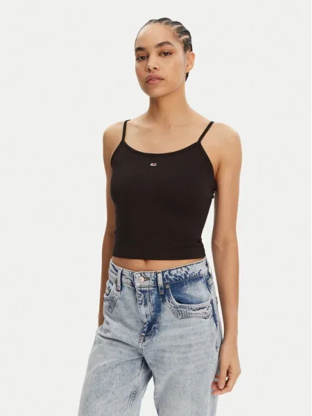 Топ Tommy Jeans бяло