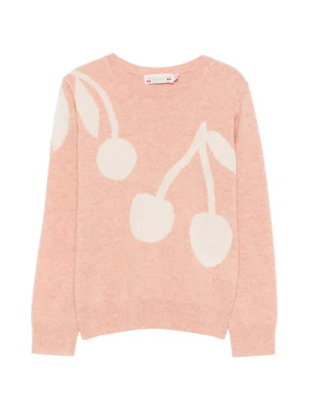 Sweter dziecięcy Bonpoint różowy