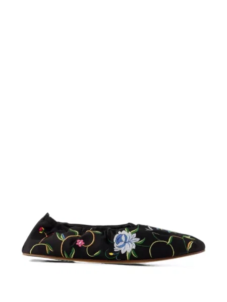 Balerini Kenzo cu model floral negru