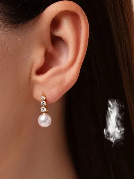 Diamant cercei Yoko London galben