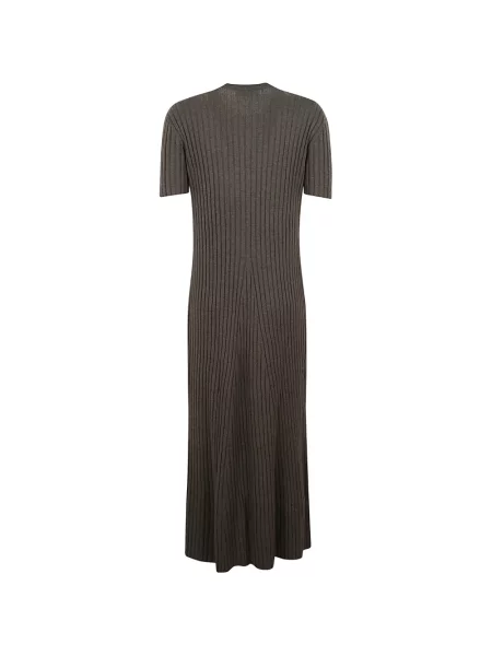 Scurt rochie maxi Lisa Yang tricotate maro