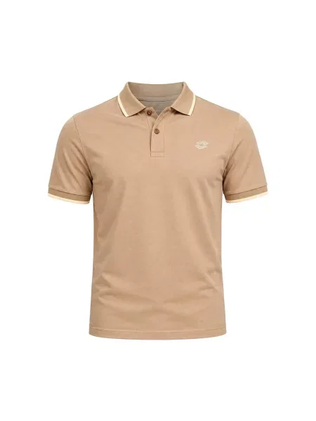 Tricou polo Lotto bej