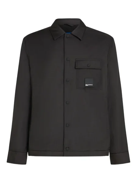 Geacă de blugi Karl Lagerfeld Jeans negru