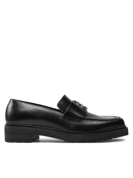 Loafersy Patrizia Pepe czarne