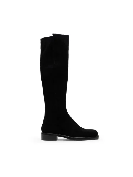 Kozaki Stuart Weitzman skórzane czarne