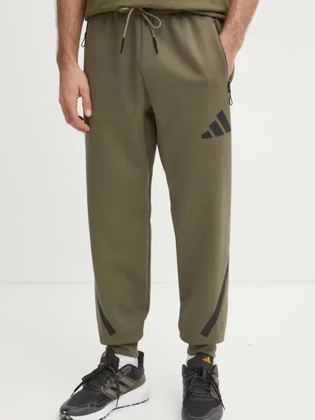 Спортен панталон adidas Z.N.E. с принт зелено