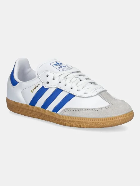 ADIDAS ORIGINALS Nízke tenisky SAMBA / tmavošedá / biela modrá