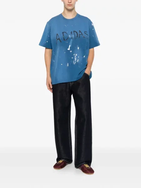 Polokošeľa Adidas modrá