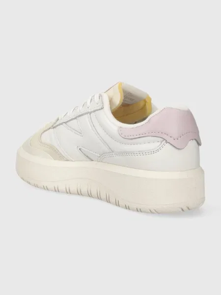 Kožené tenisky New Balance bílé