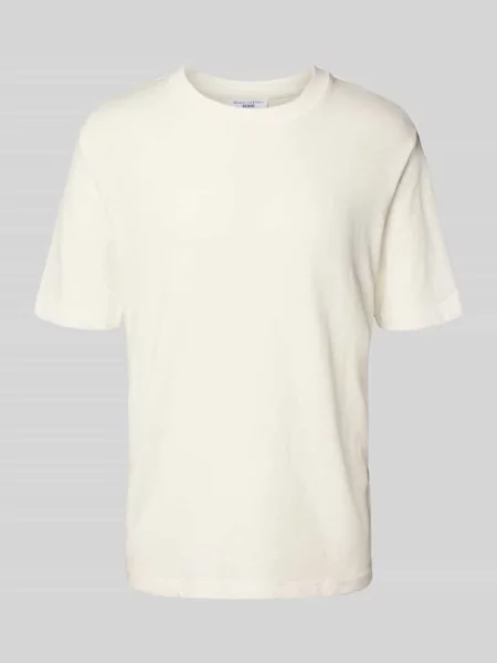 T-shirt o kroju regular fit z czystej bawełny Marc O'polo biała
