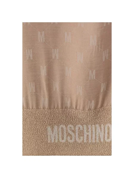 Moschino szalik beżowa