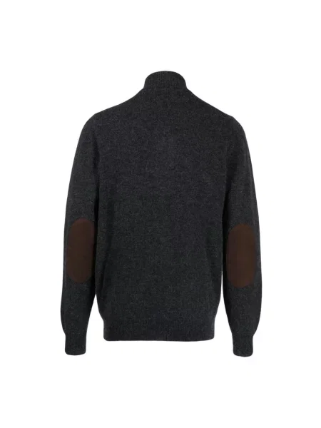 Kardigan ze stójką Essential PATCH Barbour szary
