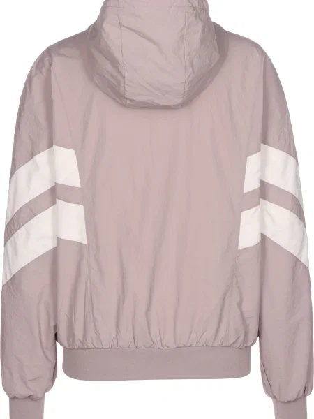 Urban Classics Geacă de primăvară-toamnă Crinkle Batwing roz alb
