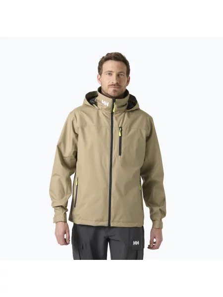 Geacă de navigație pentru bărbați Helly Hansen Crew Hooded pebble