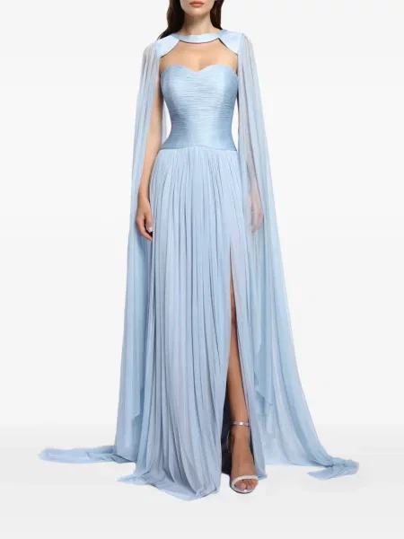Rochie maxi Cristallini albastru